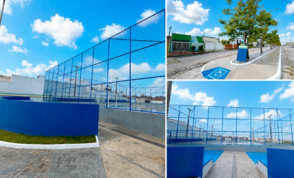 Hoje tem inauguração! Prefeitura de Itabaiana entrega quadra e canteiro central do Loteamento Lê Corbusier