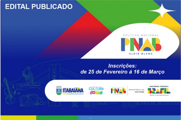 Oportunidade para Projetos Culturais em Itabaiana