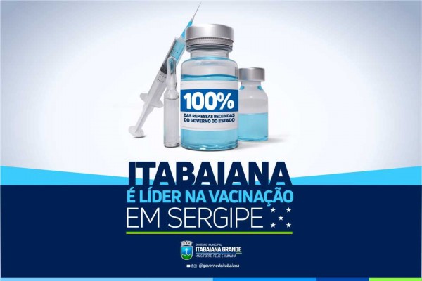 Imunização: Itabaiana é a cidade que mais aplica a primeira dose em Sergipe