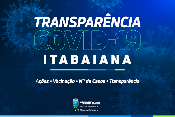 Itabainenses podem ter acesso às informações do município no enfrentamento à Covid
