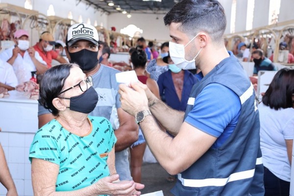 Ações de combate à Covid-19 são intensificadas na feira de Itabaiana