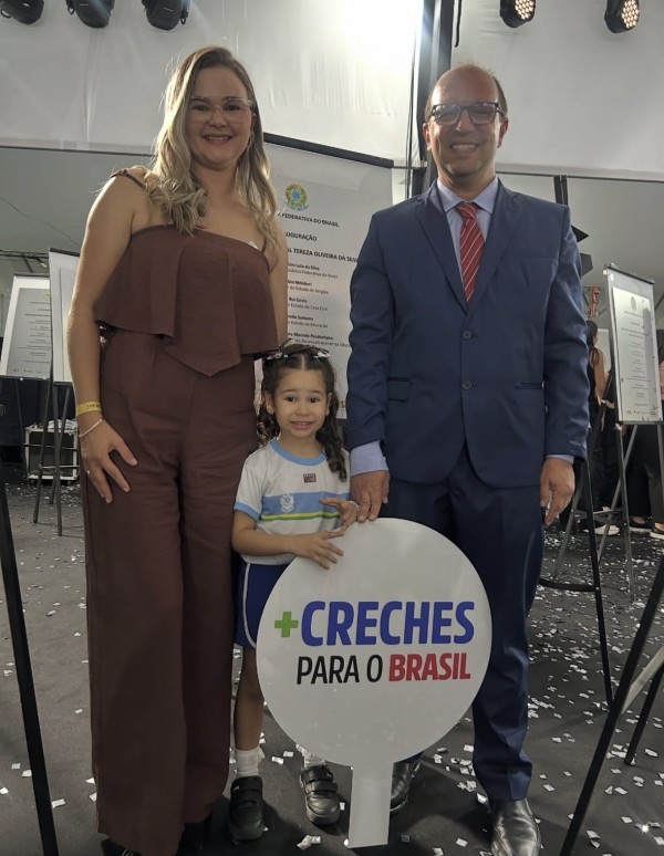 Obra da creche do Bairro Queimadas chega às fases finais com o Novo PAC e Itabaiana marca presença em cerimônia do programa federal em Brasília