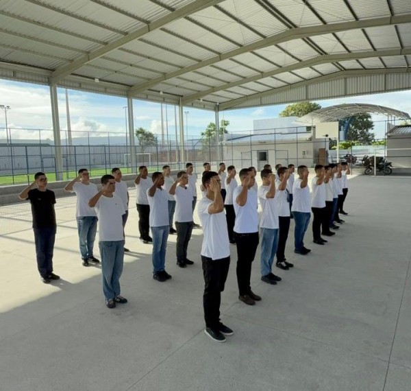 Jovens iniciam formação militar no Tiro de Guerra, recentemente inaugurado em Itabaiana