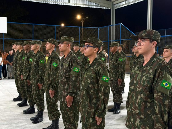 Primeira turma do Tiro de Guerra de Itabaiana participa de solenidade de matrícula, que marca o início oficial do ano de instrução