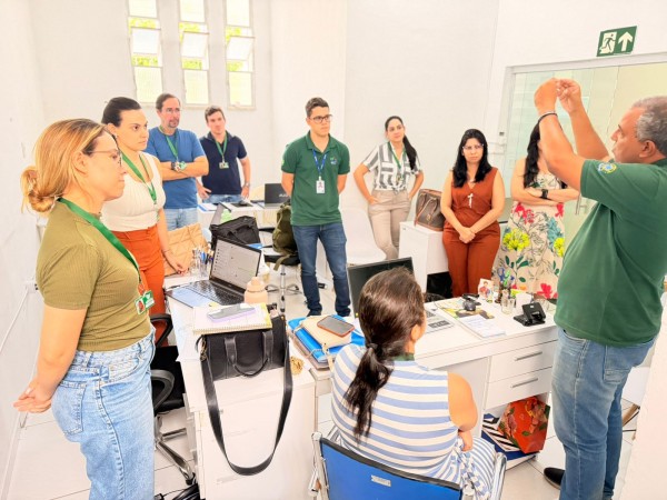 Equipe da Secretaria de Meio Ambiente de Itabaiana participa de capacitação com representante do Ibama