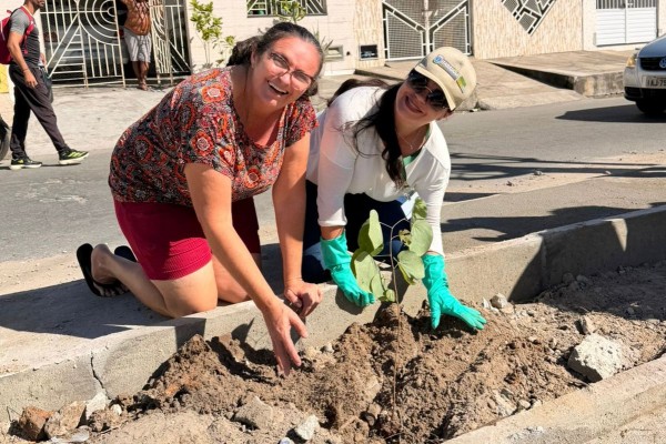 Itabaiana Mais Verde: Secretarias do Meio Ambiente e Agricultura realizam o plantio de várias mudas de árvores em três localidades
