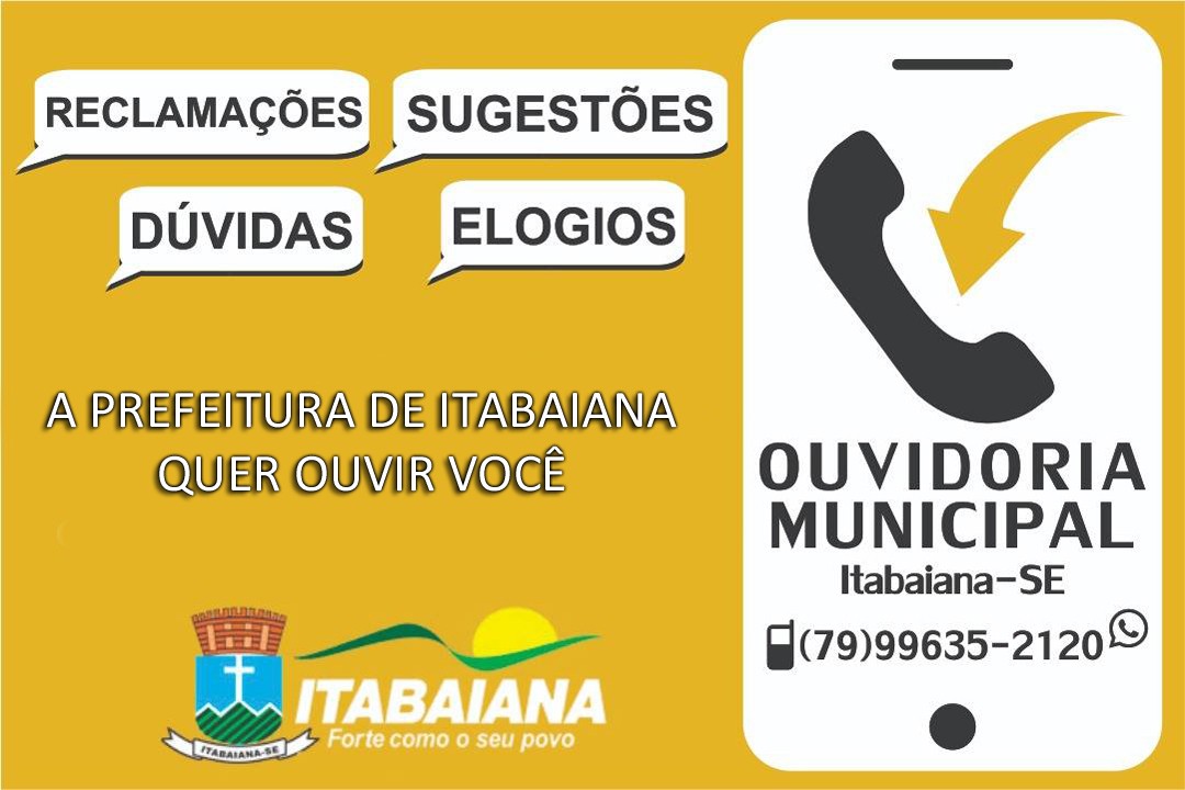 OUVIDORIA DA PREFEITURA DE ITABAIANA