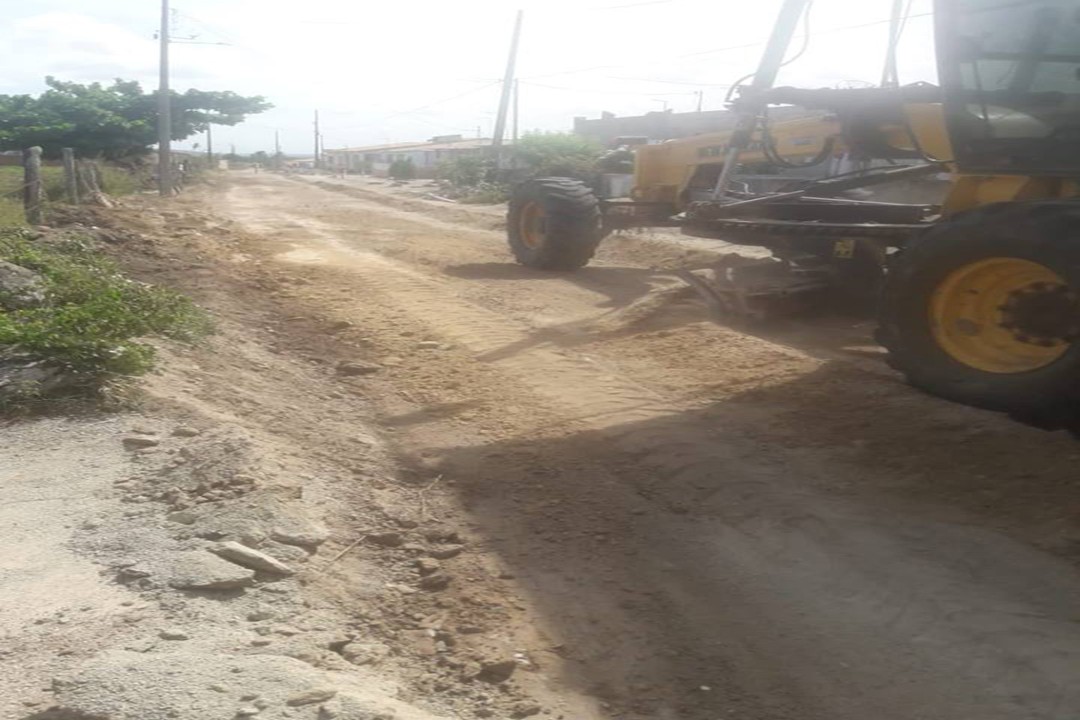 SECRETARIA DE OBRAS NO POVOADO SÃO JOSÉ