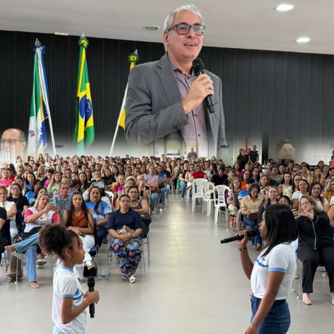 Professores da rede municipal de Itabaiana participam da palestra “Pacto pela Educação”, ministrada por Bandeira de Mello, Procurador do MPC-SE