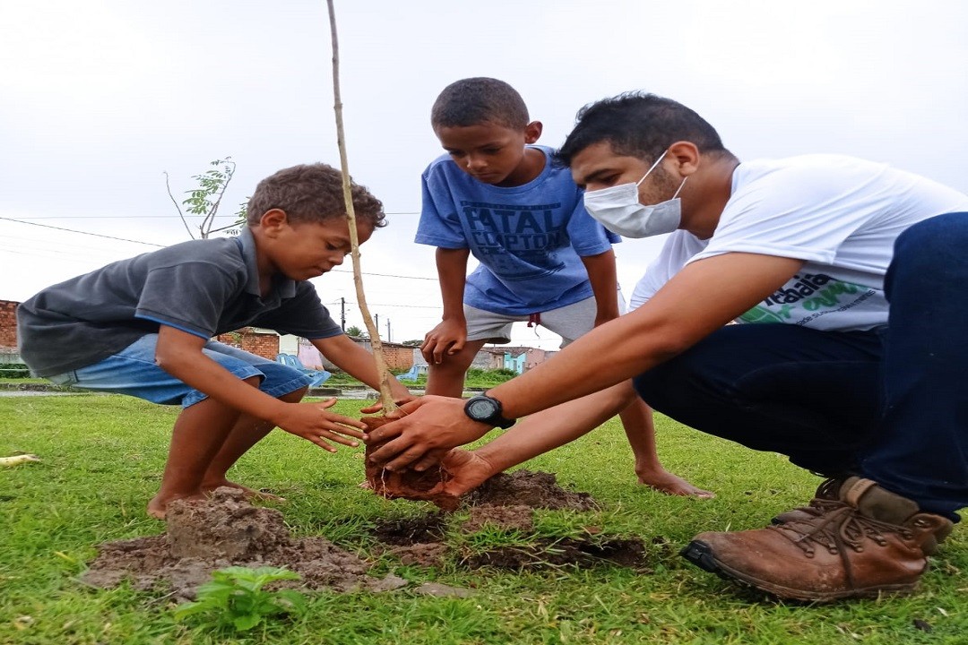Itabaiana Mais Verde: 30 árvores são plantadas no bairro São Cristóvão