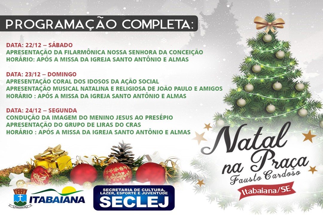 NATAL NA PRAÇA FAUSTO CARDOSO