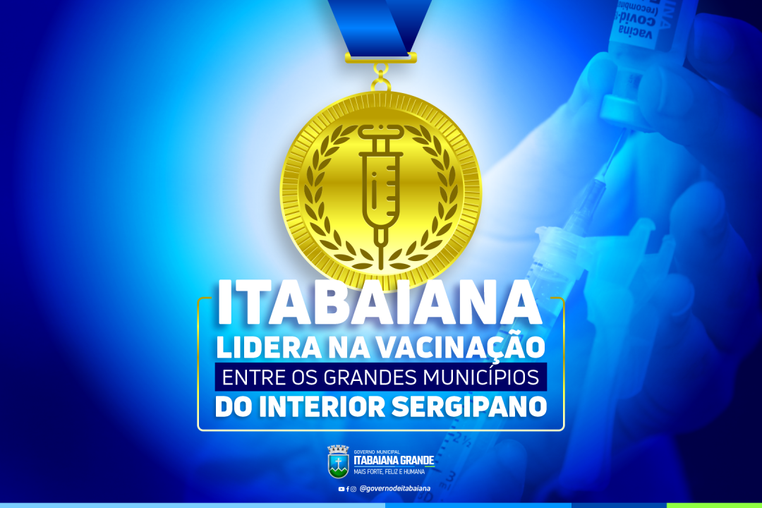 Dentre as grandes cidades do interior sergipano, Itabaiana é a que mais vacina