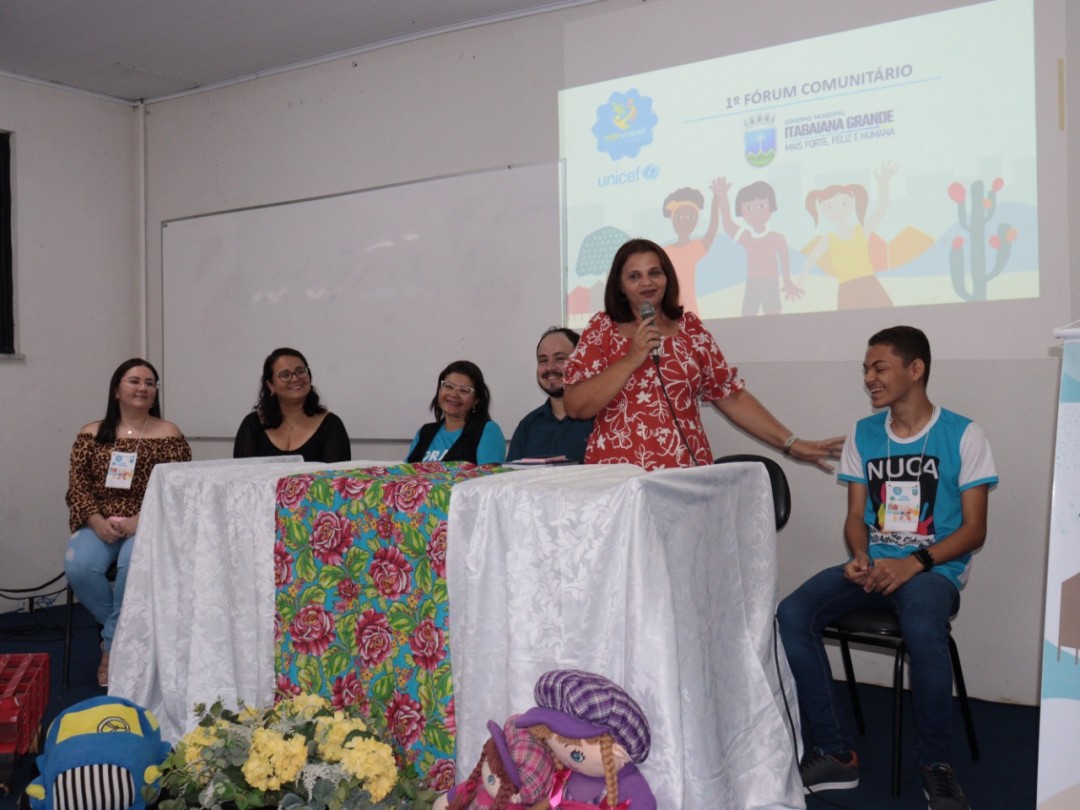 Itabaiana realiza 1º Fórum Comunitário do Selo Unicef 2021-2024