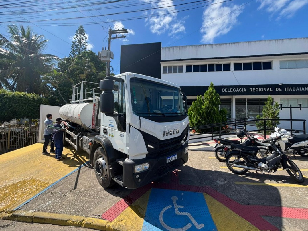 Prefeitura de Itabaiana vai disponibilizar carros-pipa à população, diante do desabastecimento de água por parte da Iguá