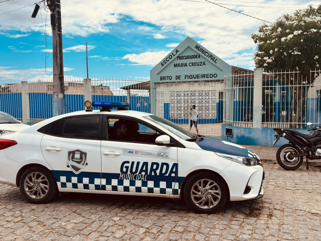 Guarda Municipal de Itabaiana realiza rondas diárias nas unidades escolares em todos os turnos