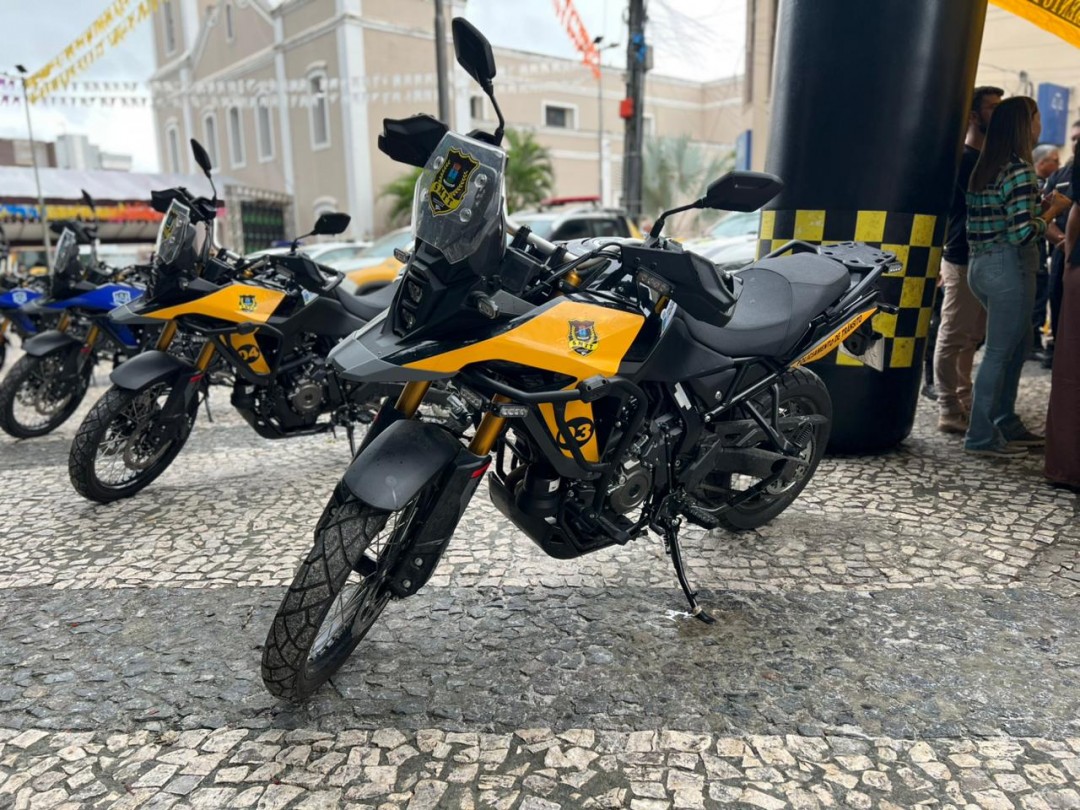 Prefeitura de Itabaiana entrega cinco novas motocicletas para os agentes da Guarda Municipal e SMTT